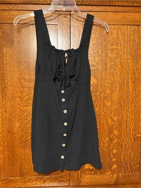 FP Beach black dress or cover up M